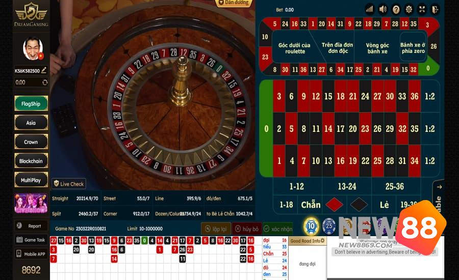 Hướng dẫn tham gia Roulette NEW 88