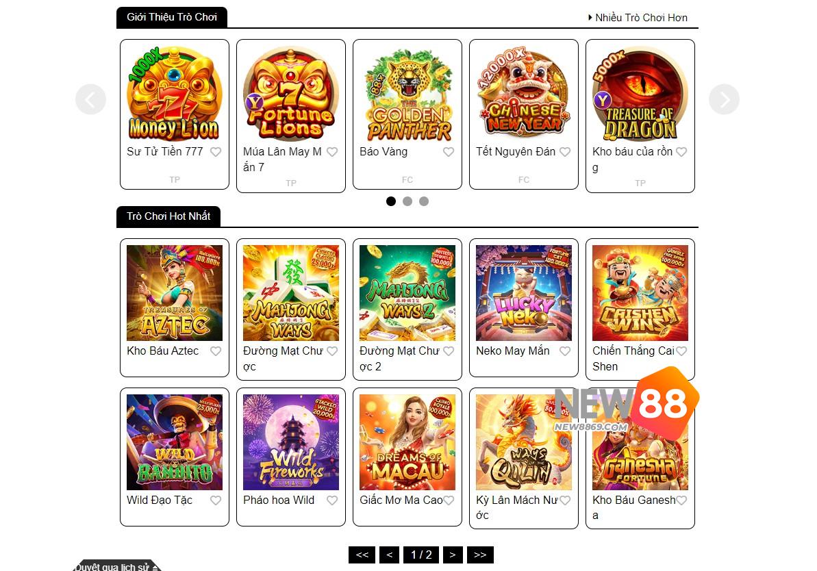 Đôi nét tổng quan về game nổ hũ New 88 