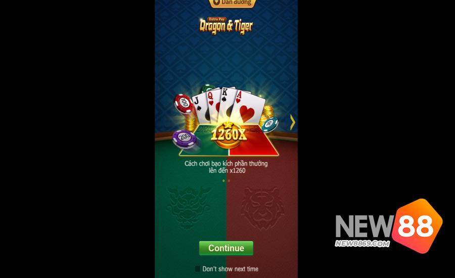 Các cửa đặt cược của game rồng hổ