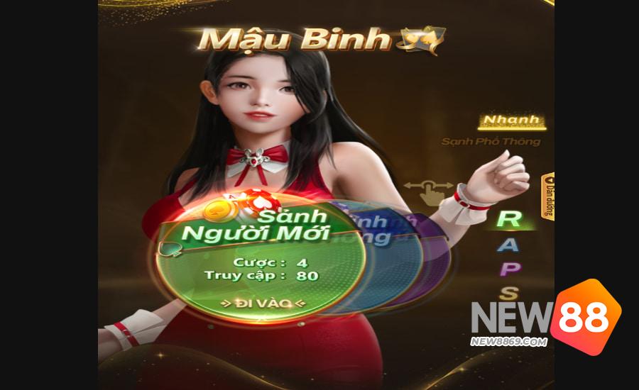 Chỉ dẫn đăng ký tựa game Mậu binh online new88 