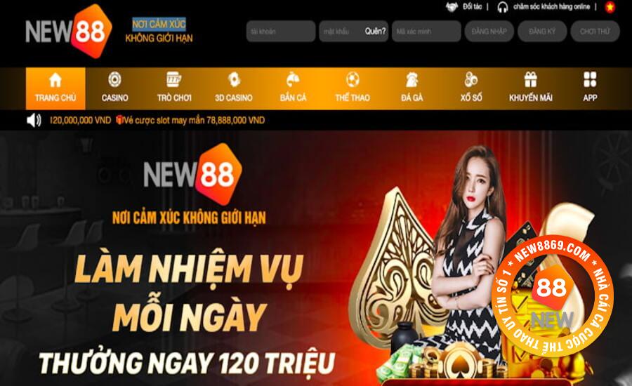 Kích hoạt tài khoản New88 vc bằng cách điểm danh liên tục
