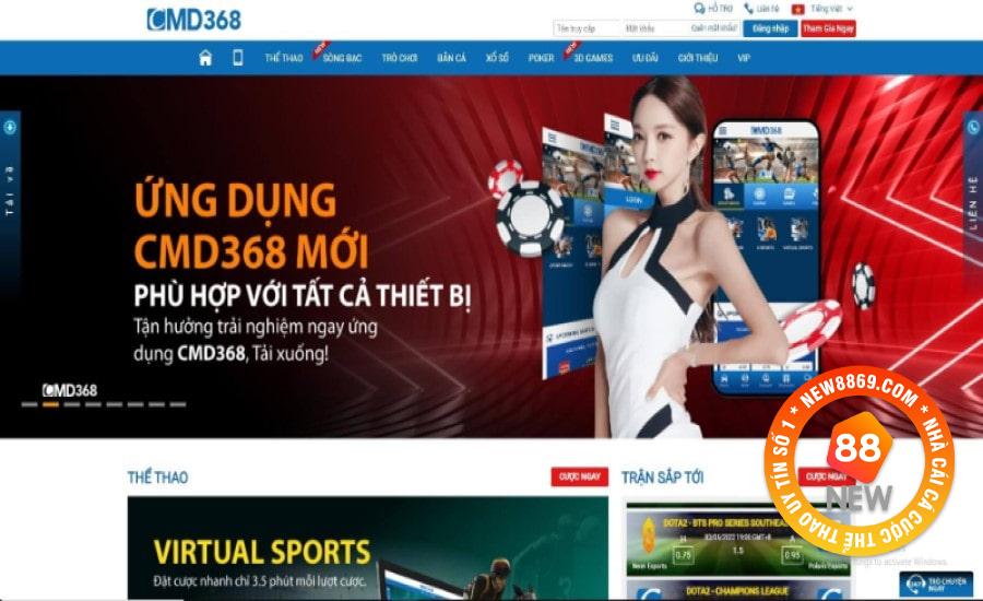 Điểm hấp dẫn của sảnh cược CMD368 
