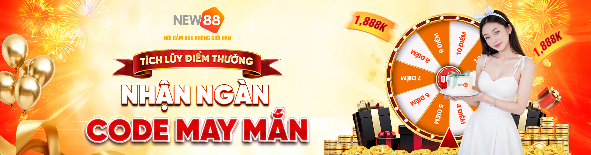 Tích lũy điểm thưởng nhận hàng ngàn code may mắn